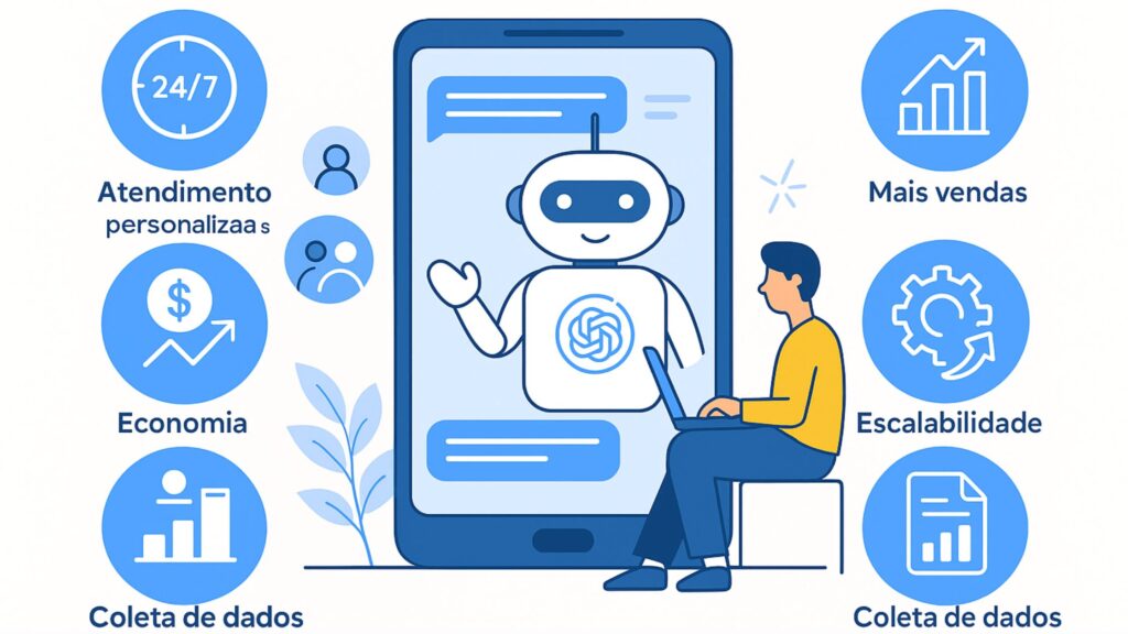 WhatsApp e Messenger com IA
